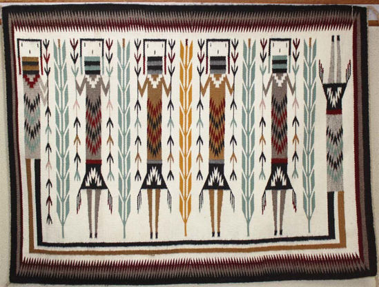 Navajo Yei rug