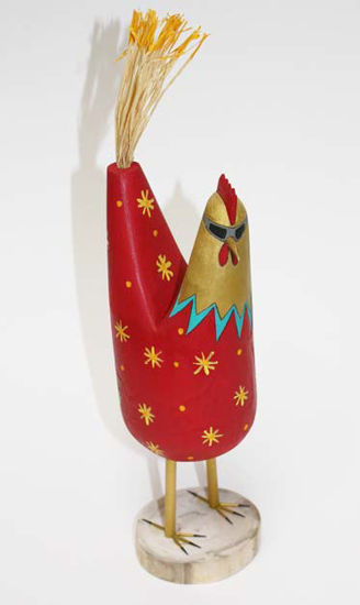 Ray Lansing folkart chicken