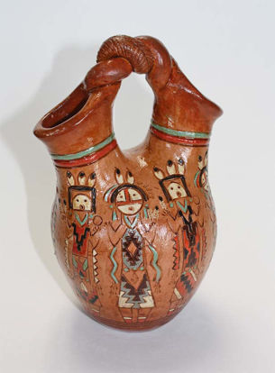 Navajo pottery wedding vase