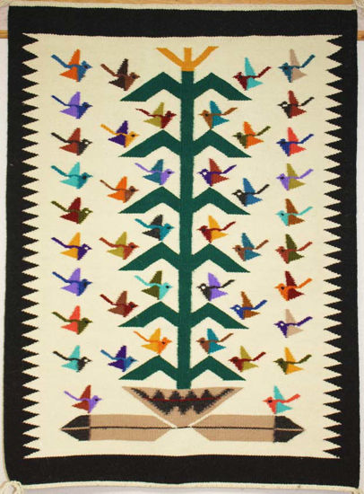 Picture of Tree of Life Navajo Rug WJ