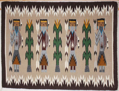 Picture of Yei Navajo Rug LW
